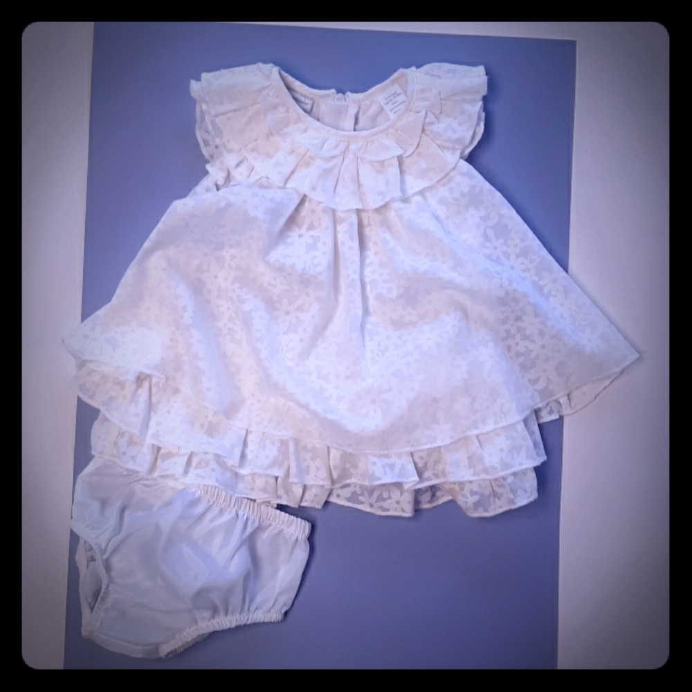 White dress with panties